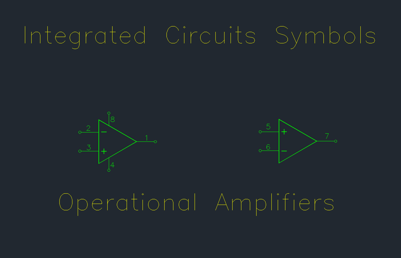 Integrated Circuits Symbols