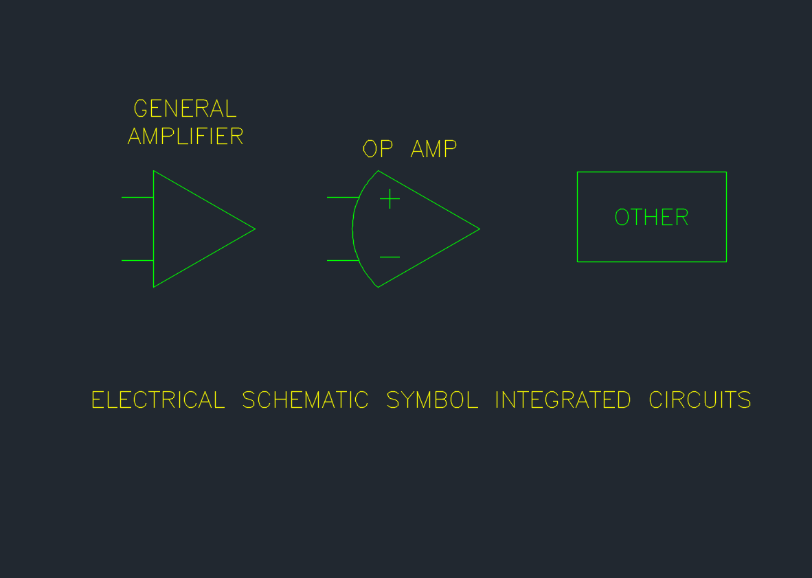 Schematic Integrated Circuits Symbols